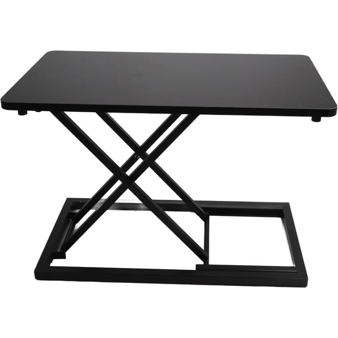 Staande Computer Lift Tafel 7 Versnellingen Opvouwbaar Laptop Bureau Verhoogbaar Frame Mobiele Werktafel Wit zwart