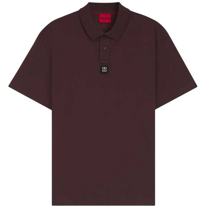 Hugo Mann Deabono Logo Polo Shirt (Bruin)