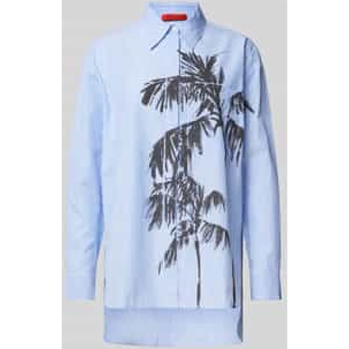 Regular fit overhemdblouse met borstzak, model 'LAMBERT'
