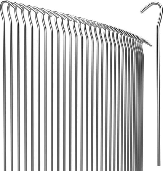Gardebruk Haringen Set van 200 Gegalvaniseerd Staal lxØ 200x3,5mm