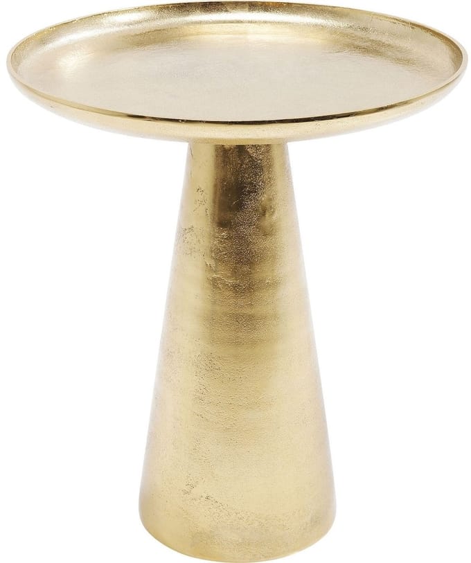 Kare Bijzettafel Plateau Uno Brass