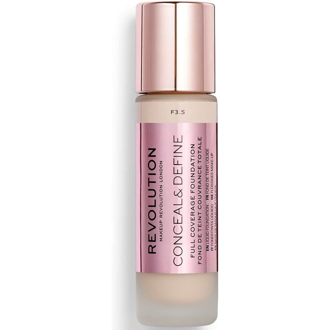 Revolution Conceal &amp; Define Foundation (diverse tinten) - F3.5