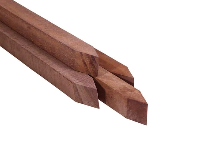Wovar Piketpaal Azobe Hardhout 4 x 4 x 80 cm | Per Stuk