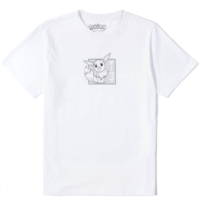 Pokémon Eeveelution Men's T-Shirt - Wit - XL