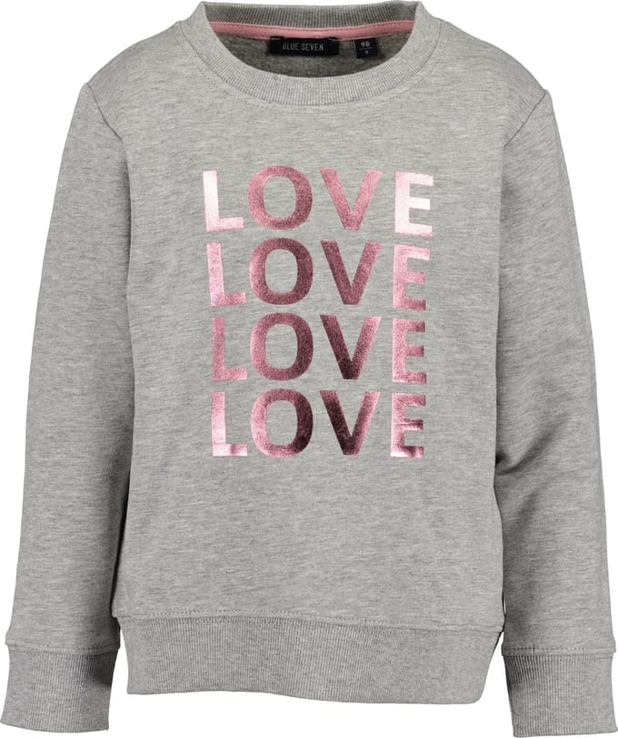 Blue Seven - meisjes sweater - Grijs - Maat 92