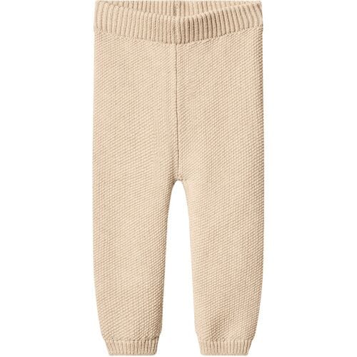LUPILU Gebreid baby broekje (Beige, 62-68)
