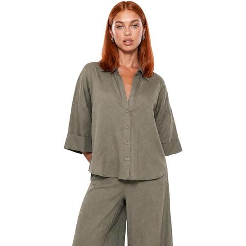 Onderhemd I Am Camicia Lino Maniche Ampie 17501