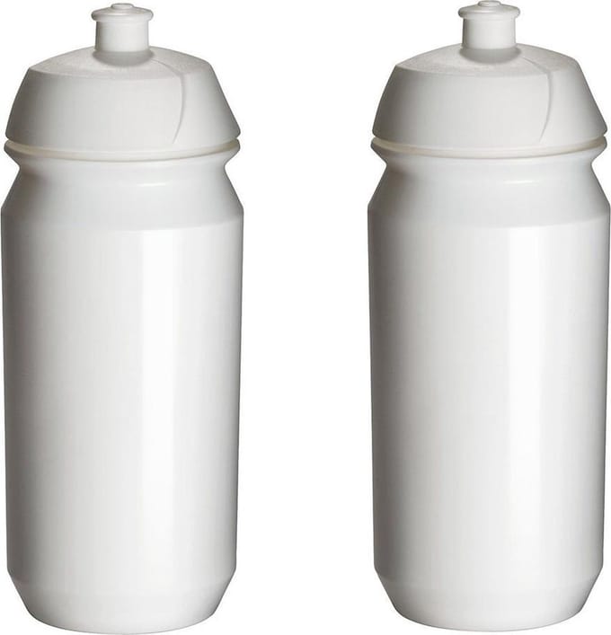 2 x Tacx Shiva Bidon - 500 ml - Wit - Drinkbus