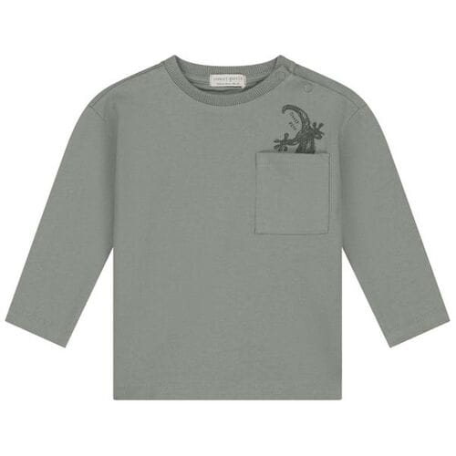 Sweet Petit peuter shirt Dusty Green 110 unisex