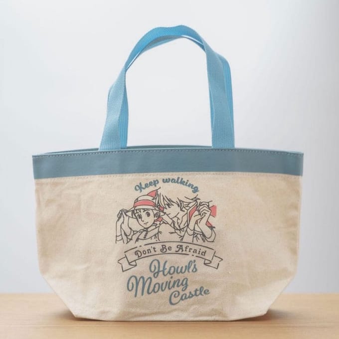 Skater Howl's Moving Castle Cloth Lunch Bag Don't Be Afraid Kitchen- and Tableware