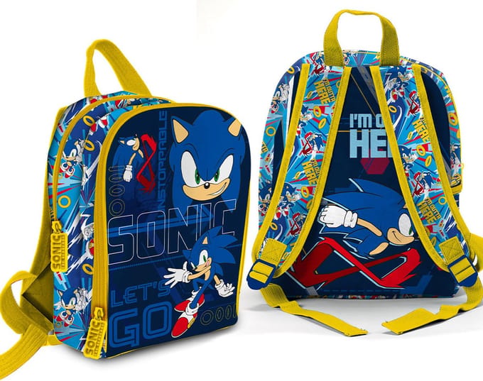 Sonic Peuterrugzak, Let's Go - 30 x 25 x 10 cm - Polyester
