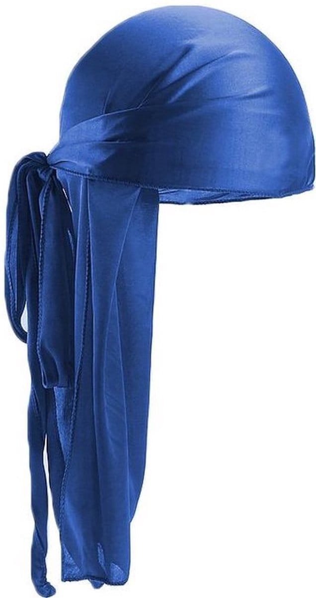 Knaak Durag Donker Blauw - Satijn - Premium Kwaliteit - Waves en Dreadlocks