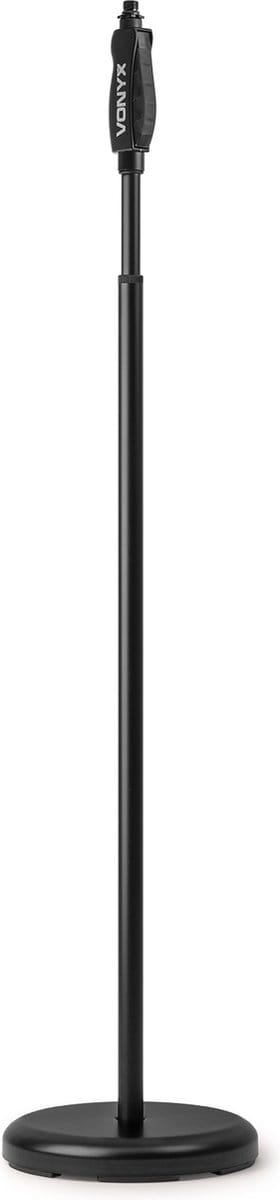 Vonyx MS110 Microfoon standaard - met hoogteverstelling en opvouwbaar - Zwart
