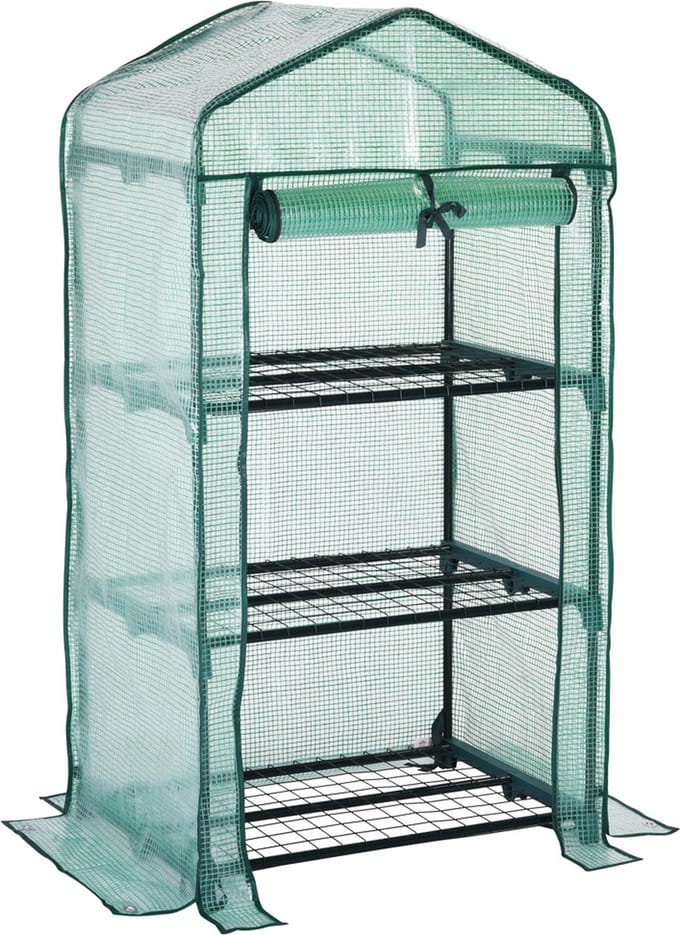 Gardebruk foliekas - 0,38 m³ - 126x49x69cm