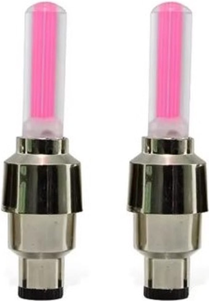 Spaakverlichting - Wielverlichting - LED-spaaklicht - Fietslamp - Kinderfiets - Set van 2 - Rood