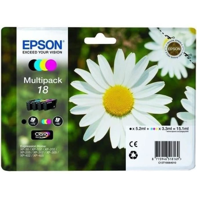 Cartouche d'encre Epson PACK PAQUERETTE 4CL