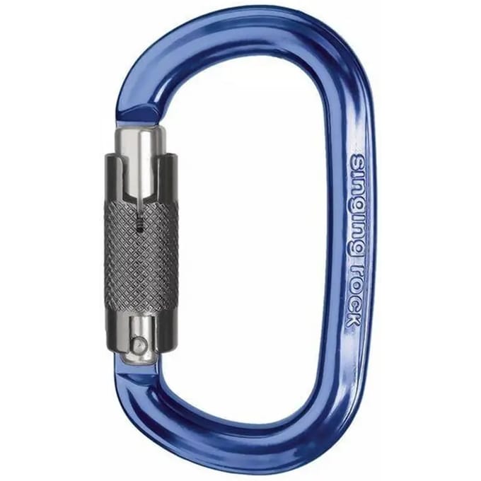 Singing Rock Ozone Twist Lock Karabijnhaak Blauw