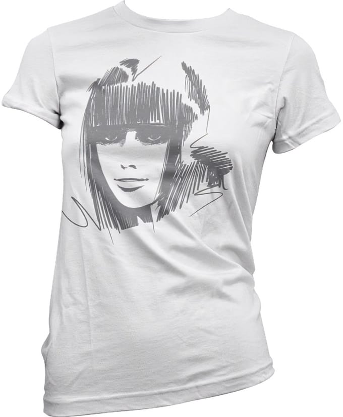Hybris Dames-T-shirt 'Scroll Girl Lady' SH-5-50886-LFH4-8