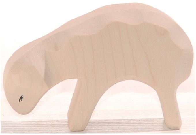 Houten schaap etend (Ostheimer)