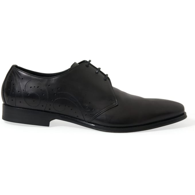 Leren Derby Schoenen Brogue Stijl