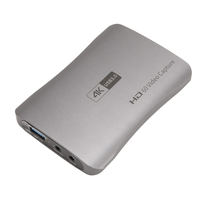 Video Capture Card 4K USB3.0 High Definition Multimedia Interface DVR Kaart voor PC Laptop HC‑336 gray