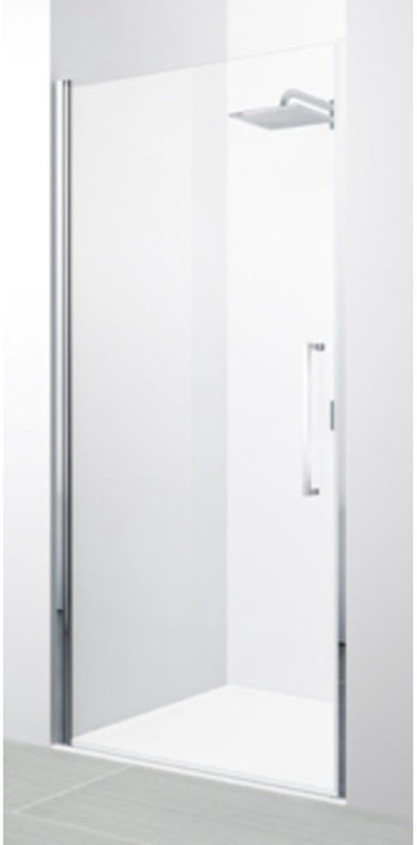 Novellini Young 2.0 1B draaideur voor nis 67/71x200cm chroom/helder