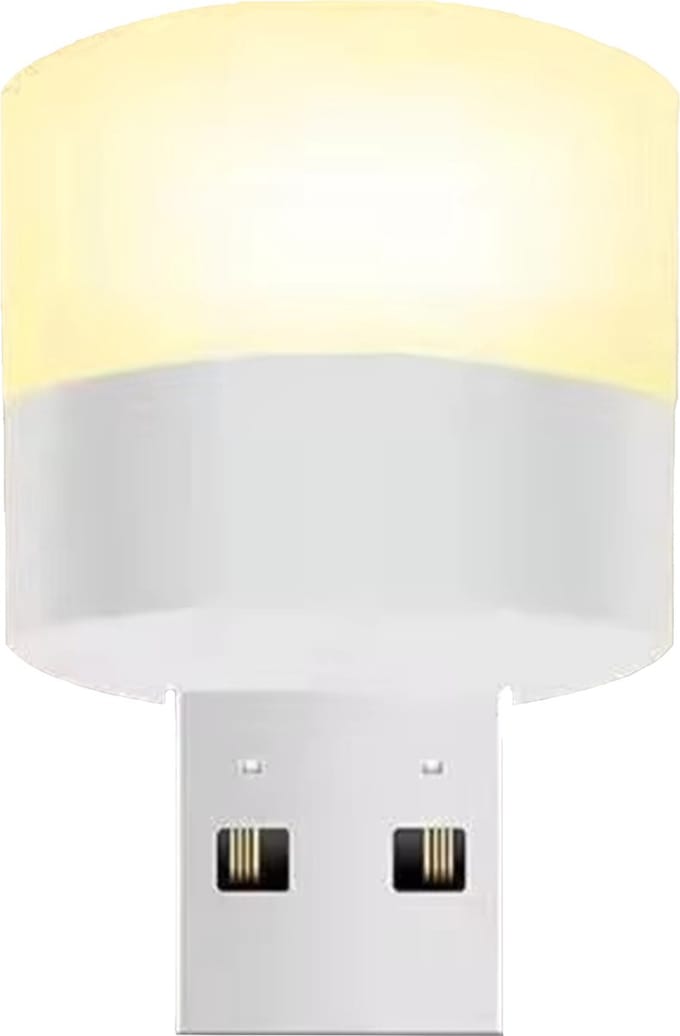 Ibley Mini USB-A LED Nachtlamp – Warm Wit – 6500K – Compact & Energiezuinig