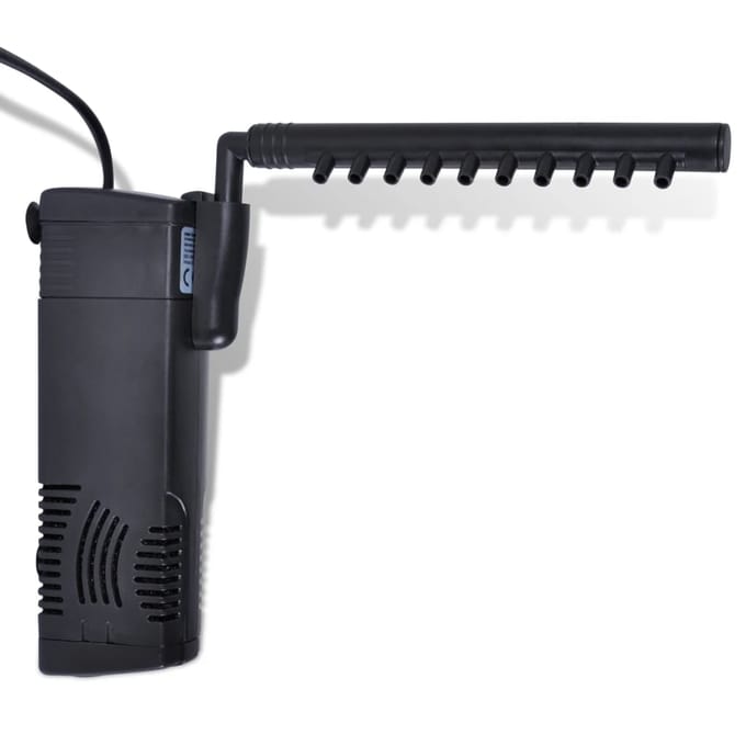 vidaXL - Aquariumfilterpomp - met - actief - koolstof - 300 - L/u