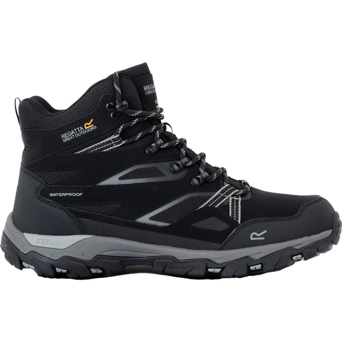 Regatta Heren Holcombe III Wandelschoenen (Zwart/Graniet)