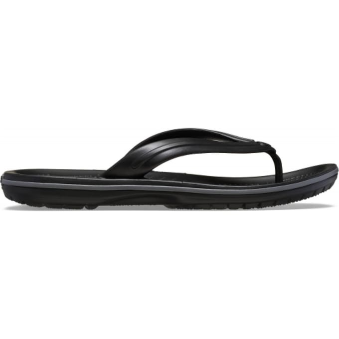 Crocs Crocbrand teenslipper voor heren in zwart-grijs