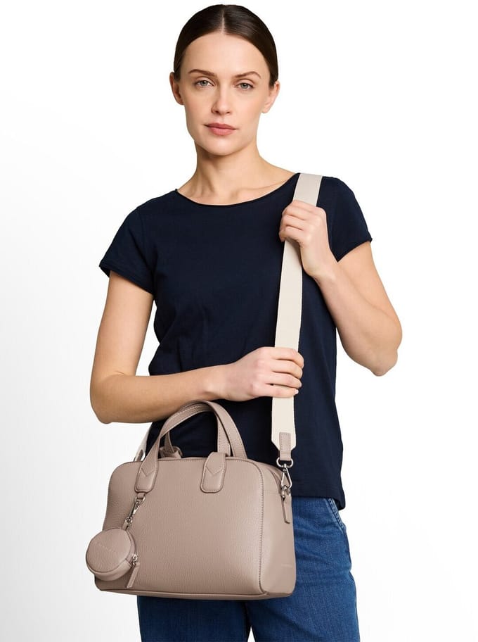 Tom Tailor - TTRIMA bowlingtas - Maat ONESIZE - taupe / taupe