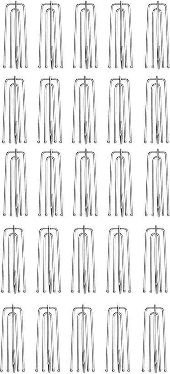 Larson - Gordijnhaken - 4 poot - set van 10 stuks - Display box met 10 sets