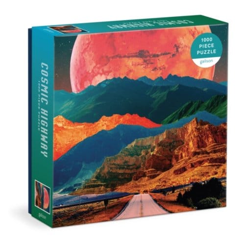 Cosmic Highway 1000 Piece Puzzle In A Square Box - Galison