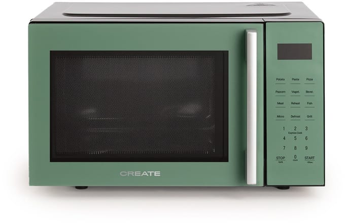 CREATE - Magnetron 23L met grill- en ovenfunctie 1000W - Sage - MICROWAVE STUDIO