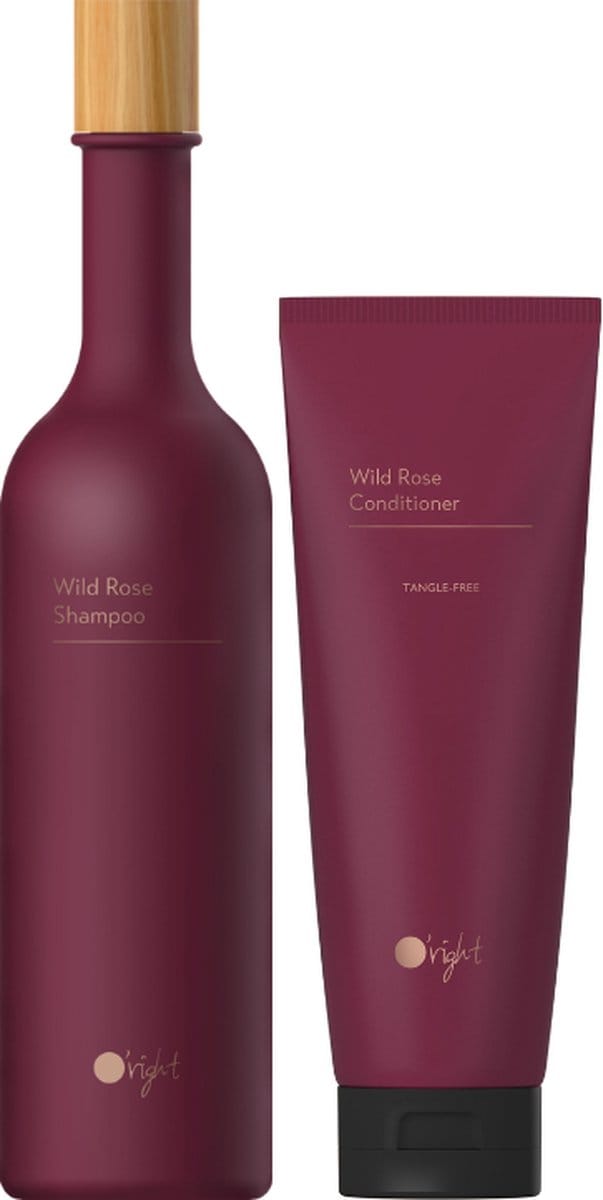 O'Right Wild Rose Shampoo & Conditioner - Voor droog en beschadigd haar