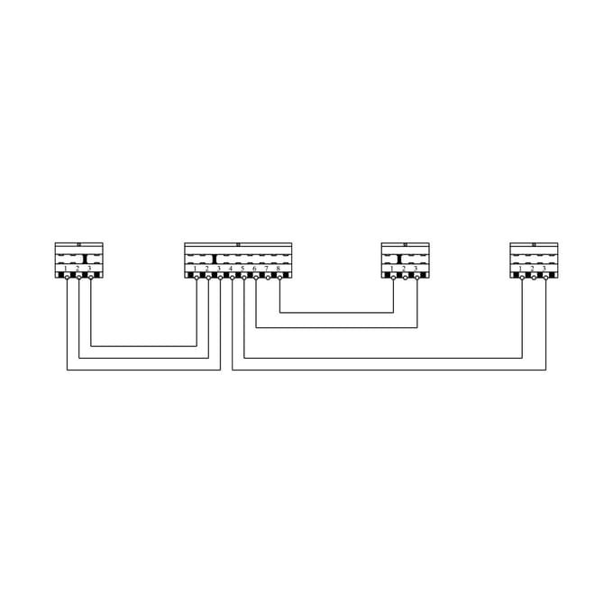 AEG kabel, drukschakelaar, thermische voeler, 2070mm,1350mm,890mm 1327692289