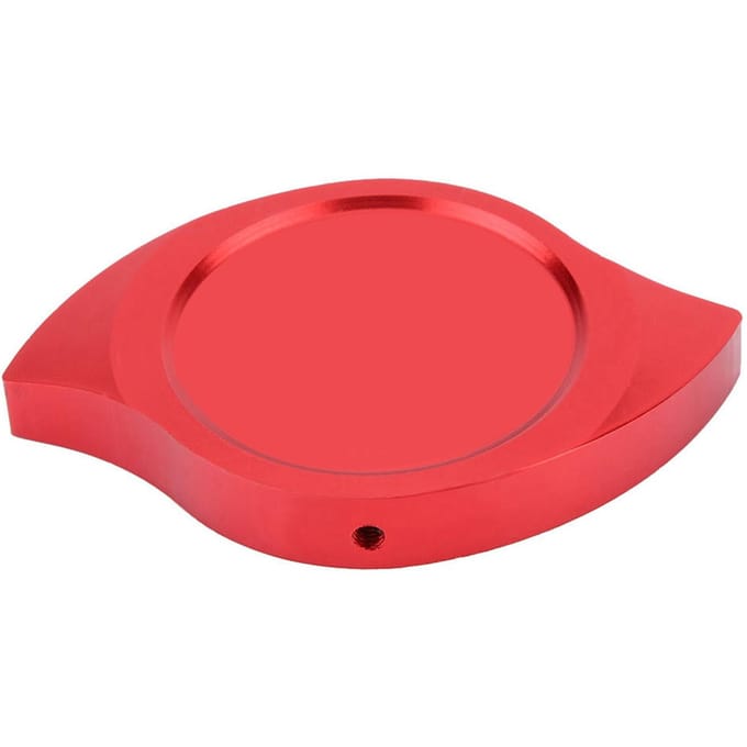 1 stuks Auto Modificatie Aluminium Dop Decoratieve Afdekkingen Rood rood