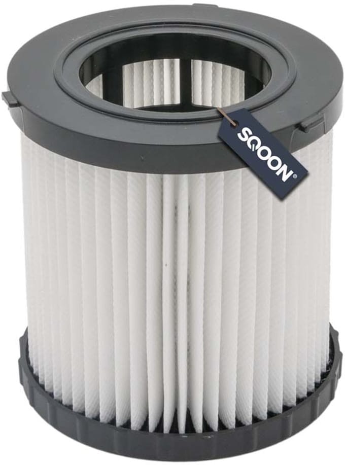 SQOON® Cilinderfilter Geschikt voor DeWalt DCV580 – Vervangt DCV5801H HEPA-filter