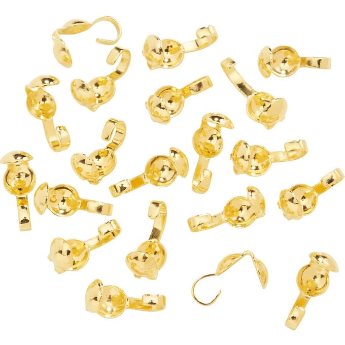 20 Stuks, Kalotjes, Goud Kleur, Dubbel Cups
