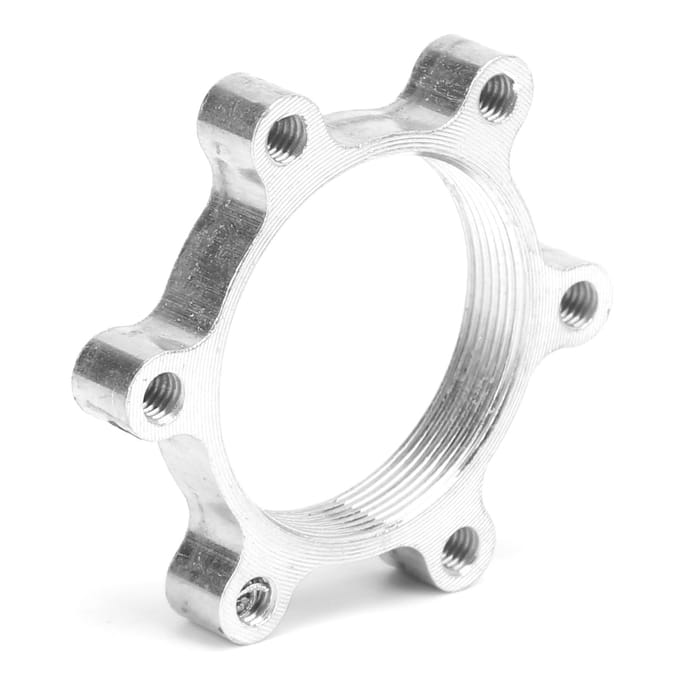 Schijfremflens Schijf 6?gat Draad Zadel Schijfrem Draad Conversie Zadel Adapter Basis48mm Basis white