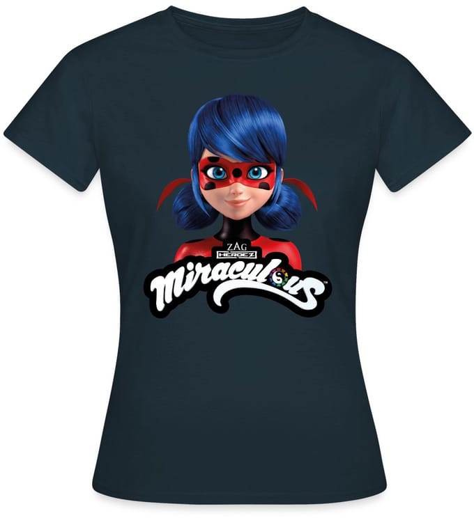 Miraculous Ladybug Met Logo T-Shirt Dames