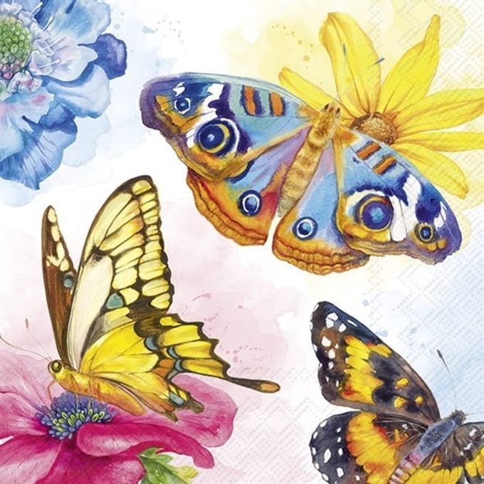 IHR - Lunch servetten - Garden Beauties