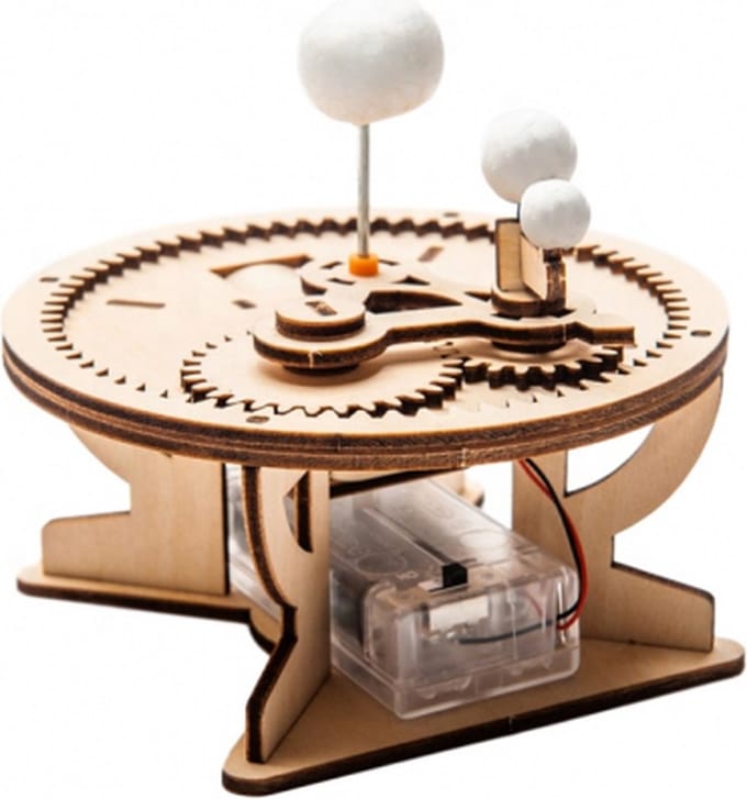 Experimenteerset Simulatie Zon- Aarde- Maan- hout