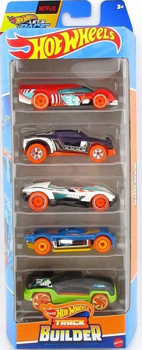 Hot Wheels 5-delige voertuigenset - Baanbouwer HTV52