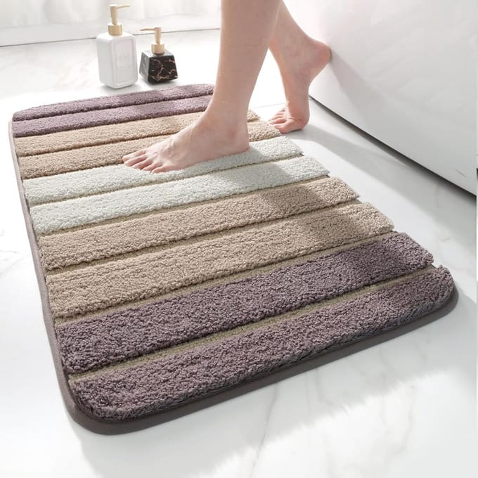 MKSS® Badmat Anti Slip - Douchemat - Bathroom Mats - Beige