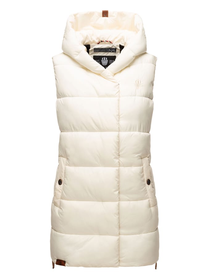 Navahoo dames lange gewatteerde bodywarmer Madilynaa – Warm & Comfortabel