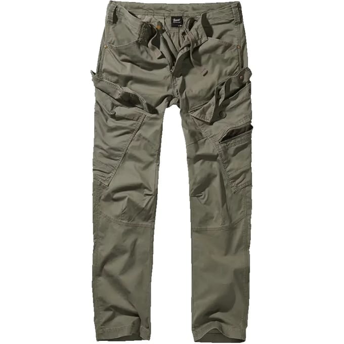 Brandit - Adven Slim Fit Cargobroek - M - Groen