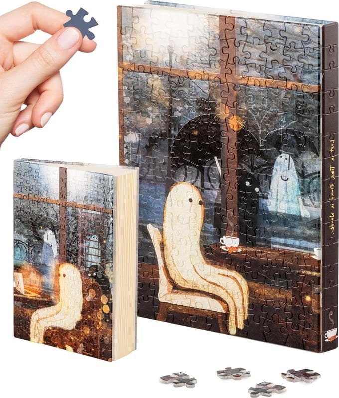 Puzzle Boekcover - Notebook Cover - Creatief Schrijven - 329 Puzzelstukjes - A5 Formaat - Warm Glow