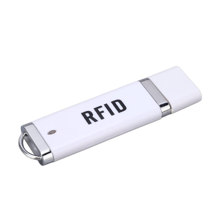 125KHz Draagbare RFID-lezer 5V 100MA U-schijfvorm ID-kaartlezer Plug and Play USB-interfacelezer white