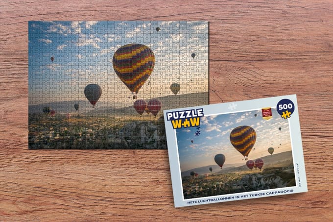 Puzzel Luchtballon - Natuur - Turkije - Legpuzzel - Puzzel 500 stukjes